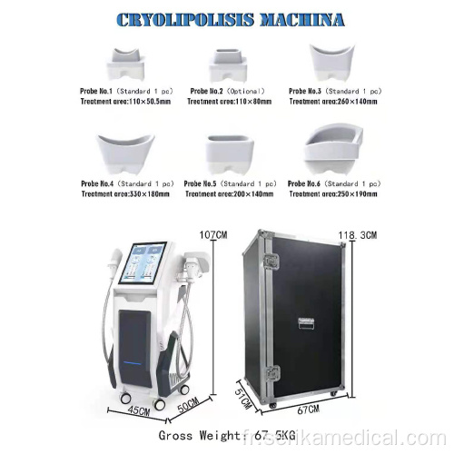 Equipement de cryolipolyse Coolplas 360 degrés